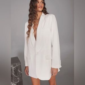 White oversized blazer - New